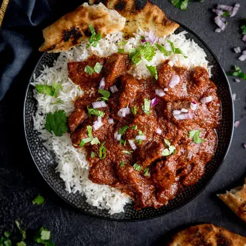 Bœuf Madras (chilli)